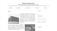 Desktop Screenshot of berlinerbrandschutz.de